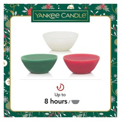 Yankee Candle Christmas gift set of scented waxes - kvepiančių žvakių rinkinys, 22 g