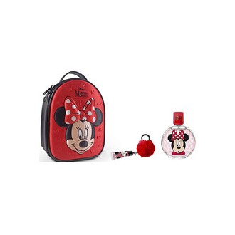 FRAGRANCES FOR CHILDREN Minnie rinkinys EDT 100 ml, lūpų blizgis su pakabuku ir užtrauktuku