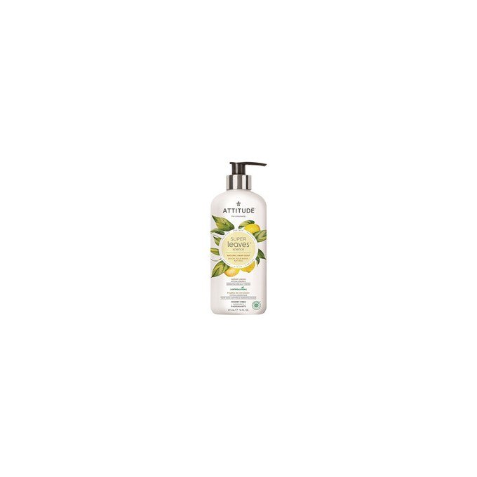 Attitude Superleaves Hand Soap Lemon leaves - natūralus rankų muilas, 473 ml