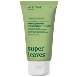 Attitude Super leaves Repairing Hair Mask - regeneruojanti plaukų kaukė, 150 ml