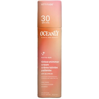 Attitude Tinted Shimmer Cream SPF 30 - blizgus tonuojamasis kremas, 30 g