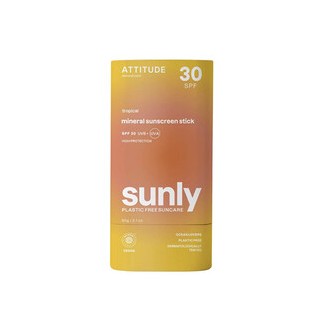 Attitude Tropical Sunly Mineral Sunscreen Stick SPF 30 - Minerální ochranná tyčinka na tělo 60.0g