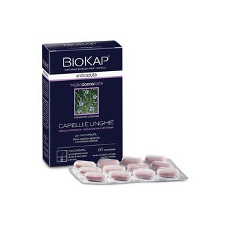 Biokap vitaminai nuo plaukų slinkimo kapsulėse moterims, 60 vnt.