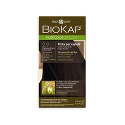 Biokap NUTRICOLOR DELICATO - plaukų dažai - 2.90 Kaštanovo čokoládová tmavá 140 ml