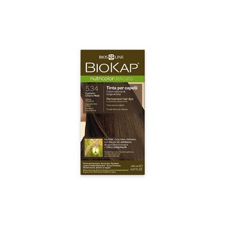 Biokap NUTRICOLOR DELICATO - Barva na vlasy - 5.34 Medová kaštanová 140 ml