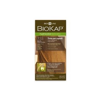 Biokap NUTRICOLOR DELICATO - Barva na vlasy - 7.33 Blond Zlatá pšenice 140 ml