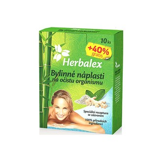 Herbamedicus Bylinné náplasti na očistu organismu 10+40% GRATIS 14x9g