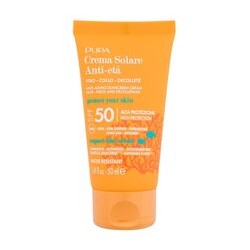 Pupa Sunscreen Anti-Aging Cream SPF50 - apsauginis veido kremas nuo saulės, 50 ml