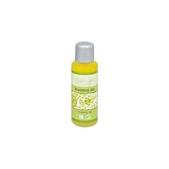Saloos Almond oil cold pressed - natūralus šalto spaudimo migdolų aliejus, 50 ml