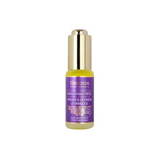 Saloos Královská péče Argan & Opuncie & Levandule - ekologiškas veido aliejus, 20 ml