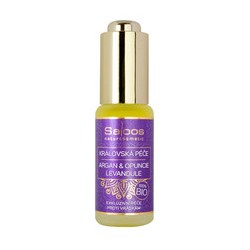 Saloos Královská péče Argan & Opuncie & Levandule - ekologiškas veido aliejus, 20 ml