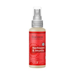 Saloos Natur aroma airspray - natūralūs oro gaiviklis peršalimui ir imunitetui, 50 ml