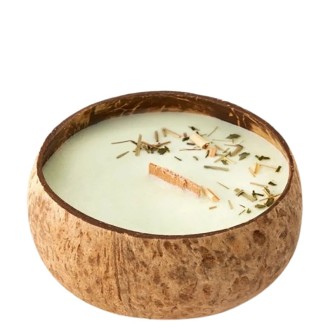 Tropikalia žvakė kokose, citrinžolės ir imbiero kvapas