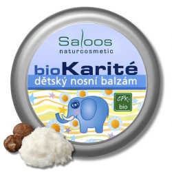 Saloos Organic Shea Balm - balzamas nosiai vaikams iš iš ekologiško taukmedžio sviesto, 19 ml