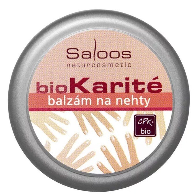 Saloos Organic Shea Balm - balzamas nagams iš iš ekologiško taukmedžio sviesto, 19 ml