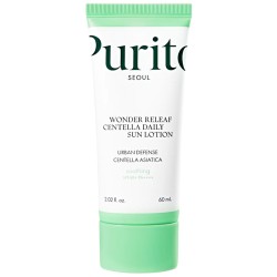 Purito Wonder Releaf Centella Daily Sun Lotion SPF 50+ - Tanning lotion for the face 60 ml