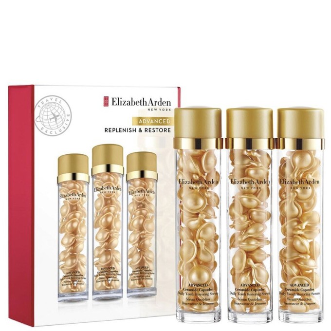 Elizabeth Arden Ceramide Daily Youth Restoring Serum Set - A gift set of skin serum in capsules 90