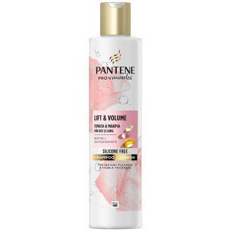 Pantene Miracles Biotin + Rose Water Lift`n` Volume Thickening Shampoo - šampūnas, 250 ml