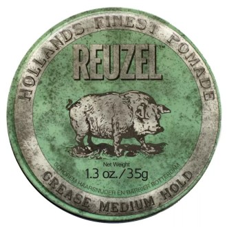 Reuzel Grease Medum Hol Green Pomade - Hair pomade 35 g