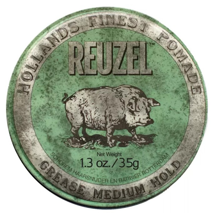 Reuzel Grease Medum Hol Green Pomade - Hair pomade 35 g