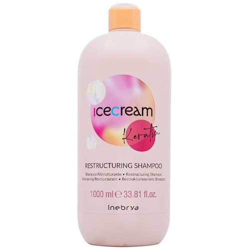 Inebrya Ice Cream Keratin Restructuring Shampoo 1000 ml