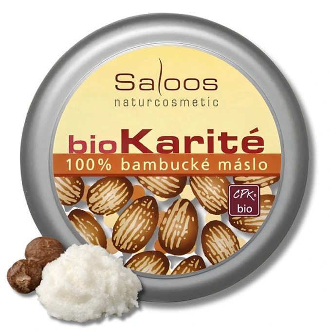 Saloos Organic Shea Balm - ekologiškas taukmedžio sviestas kūnui ir veidui, 50 ml