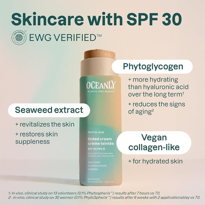 Attitude Oceanly Tinted Cream SPF 30 - tonuojantis drėkinamasis kremas, 30 g