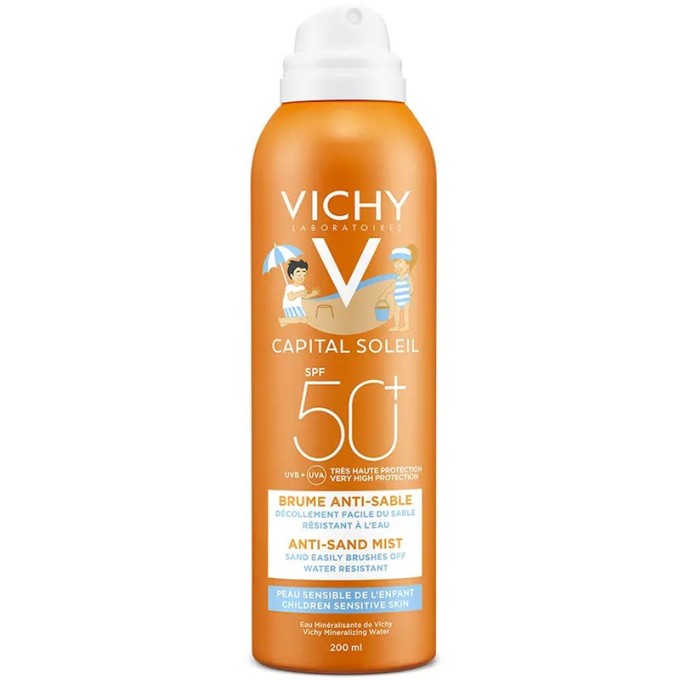 Vichy Tanning mist for children SPF50 Ideal Soleil (Anti-Sand Mist for Children) 200 ml