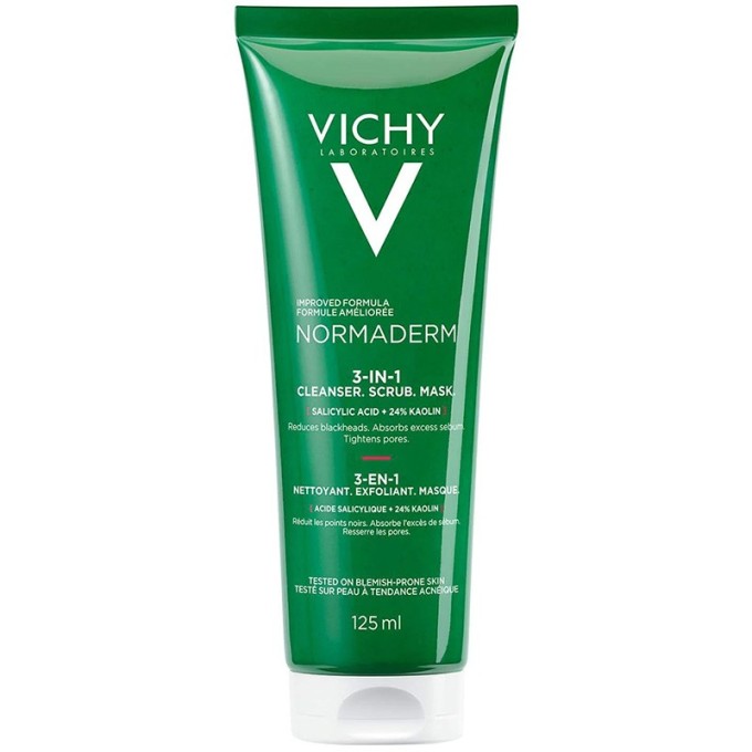 Vichy Normaderm Tri-Activ Cleanser - Preparation for cleaning the skin with imperfections 3 in 1