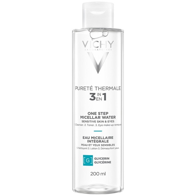 Vichy Pureté Thermale Mineral Micellar Water - Mineral micellar water for sensitive skin 200 ml