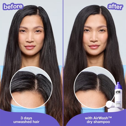 K18 AirWash Dry Shampoo - sausas šampūnas, 118 ml