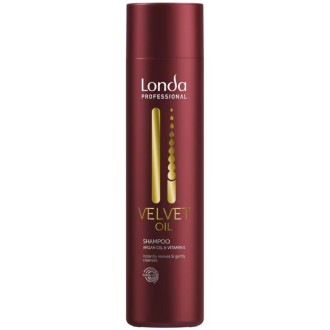 Londa Professional Velvet Oil Shampoo - plaukus atgaivinantis šampūnas su argano aliejumi, 250 ml