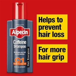 Alpecin C1 Energizer Coffein Shampoo - šampūnas su kofeinu vyrams, 375 ml