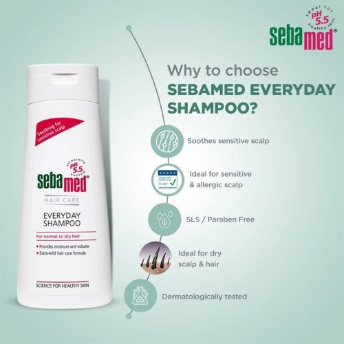 Sebamed Classic Everyday Shampoo - kasdienis šampūnas, 200 ml