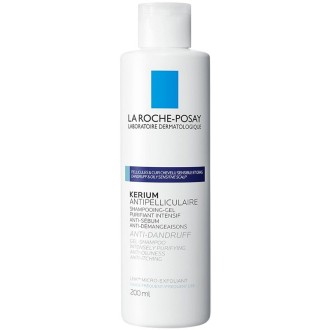 La Roche-Posay Kerium Anti-Dandruff Oily Sensitive Scalp Gel Shampoo - šampūnas nuo pleiskanų