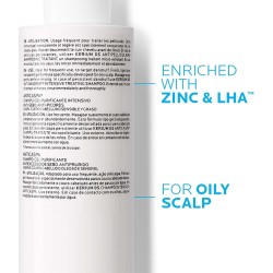 La Roche-Posay Kerium Anti-Dandruff Oily Sensitive Scalp Gel Shampoo - šampūnas nuo pleiskanų
