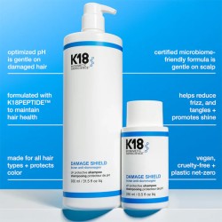 K18 Damage Shield pH Protective Shampoo - apsauginis, subalansuoto pH šampūnas, 930 ml