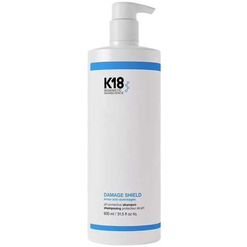 K18 Damage Shield pH Protective Shampoo - apsauginis, subalansuoto pH šampūnas, 930 ml
