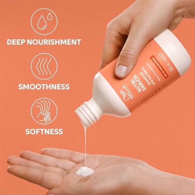Wella Professionals Invigo Nutri-Enrich Shampoo - šampūnas sausiems ir pažeistiems plaukams, 300 ml