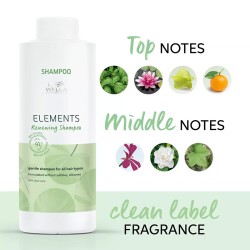 Wella Professional Elements Renewing Shampoo - švelnus, natūralus šampūnas, atstatantis plaukų