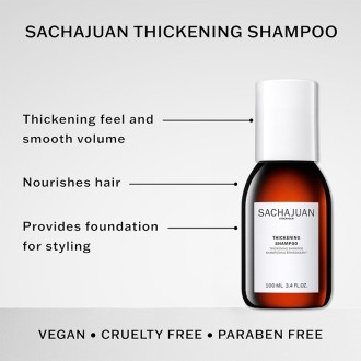 Sachajuan Cleanse & Care Thickening Shampoo (Fine Hair) - Shampoo 100 ml 2