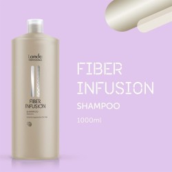 Londa Professional Fiber Infusion Shampoo - atkuriamasis šampūnas su keratinu pažeistiems plaukams