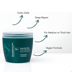 Alfaparf Milano Semi Di Lino Reparative Mask - Regenerating hair mask for damaged hair 500 ml