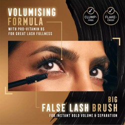 Max Factor False Lash Effect Full Lashes, Natural Look Mascara (01 Black) - Effect Mascara for