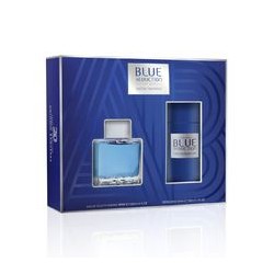 Antonio Banderas Blue Seduction For Men SET - rinkinys - EDT 100 ml ir dezodorantas 150 ml 100ml