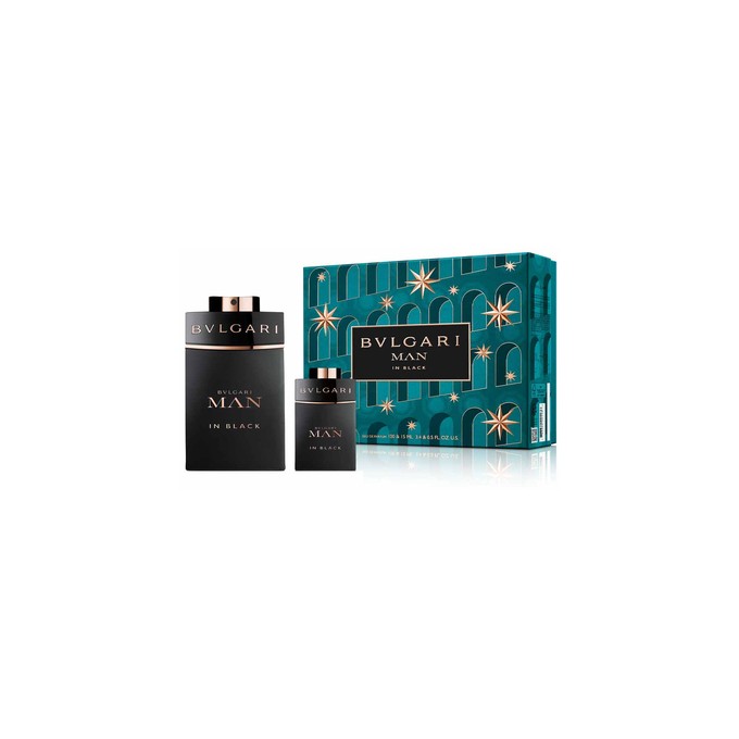 Bvlgari MAN In Black Gift Set - dovanų rinkinys - EDP 100 ml ir mini EDP 15 ml