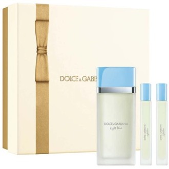 Dolce Gabbana Light Blue Gift Set - dovanų rinkinys - EDT 100 ml ir mini EDT 2 x 10 ml