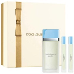 Dolce Gabbana Light Blue Gift Set - dovanų rinkinys - EDT 100 ml ir mini EDT 2 x 10 ml