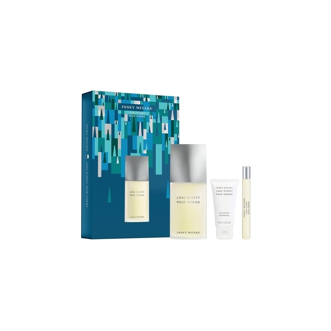 Issey Miyake L´Eau D´Issey Pour Homme Gift Set - dovanų rinkinys - EDT 125 ml, mini EDT 10 ml ir