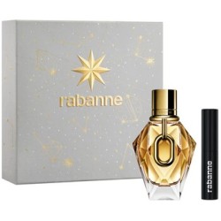 Paco Rabanne Million Gold For Her Gift Set - dovanų rinkinys moterims - EDP 90 ml ir blakstienų